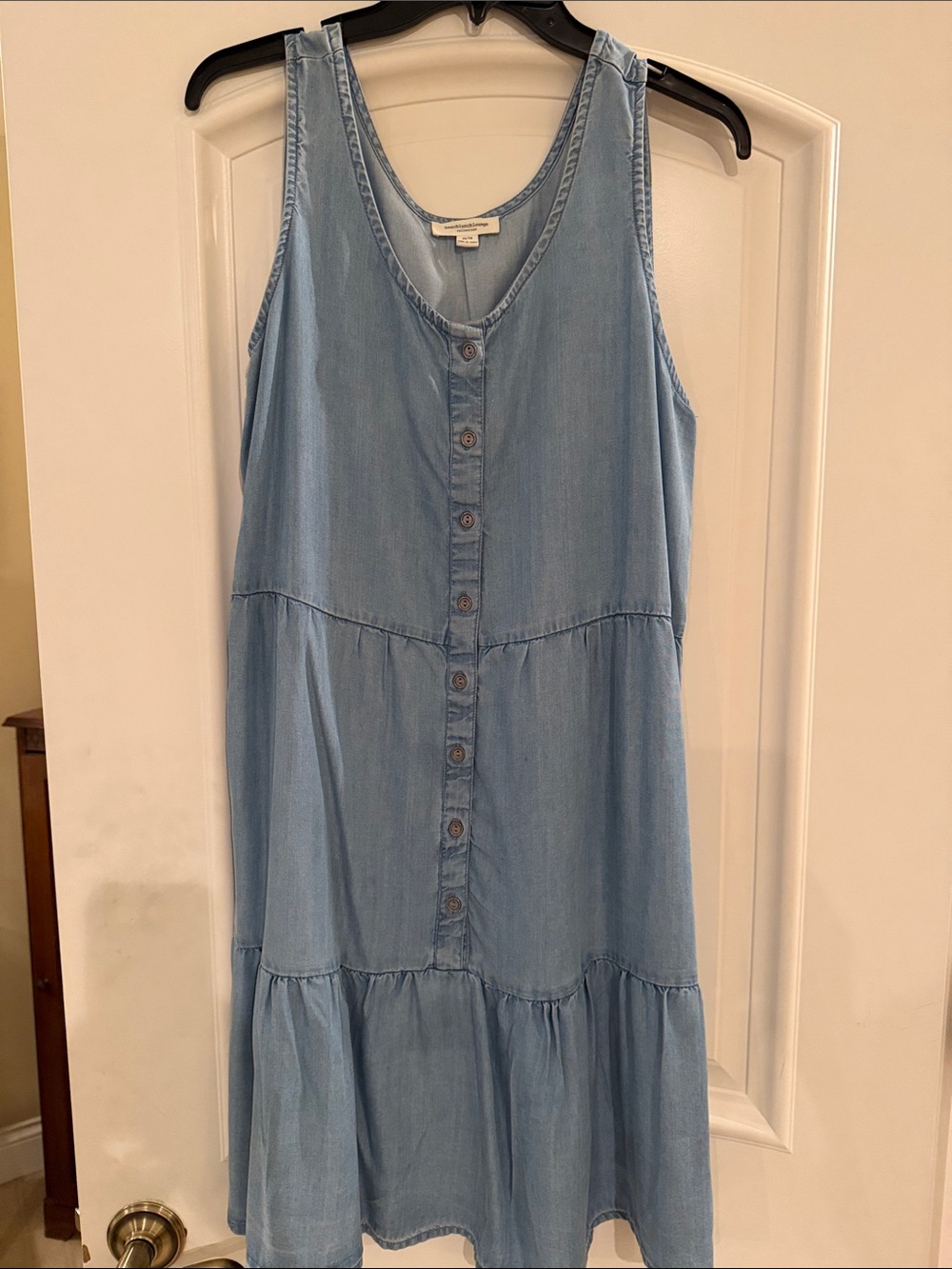 Beachlunchlounge Sleeveless chambray Dress